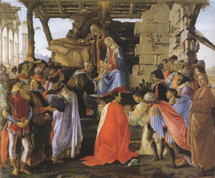 Sandro Botticelli Adoration of the Magi (mk36) Sweden oil painting art